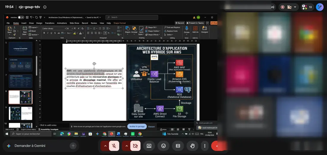 Séance en direct : Architecture Cloud