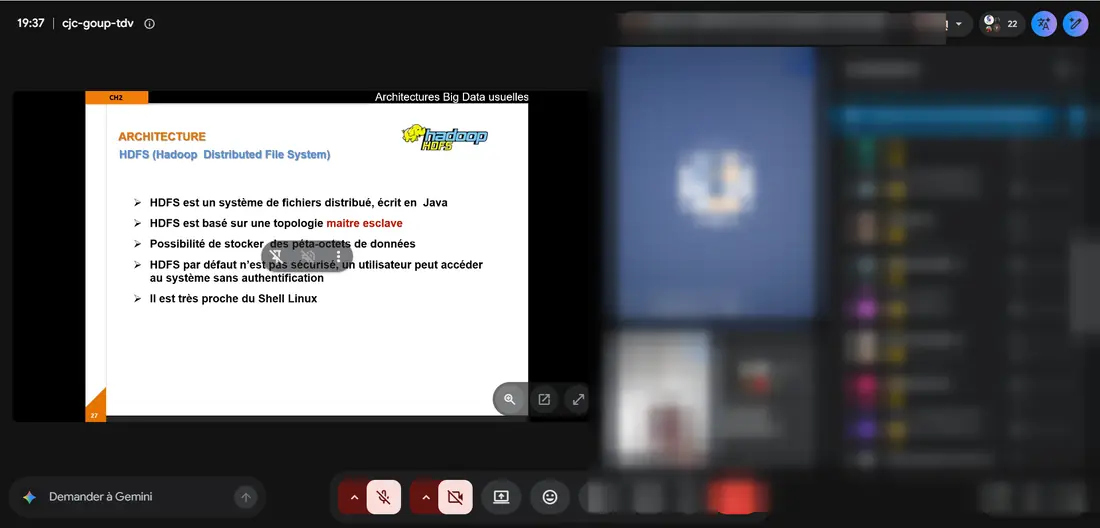 Séance en direct : Big Data : HDFS