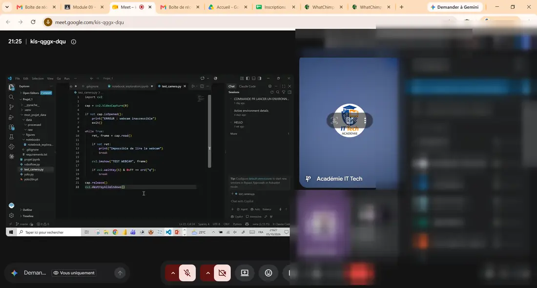 Séance en direct : Python : projet en direct