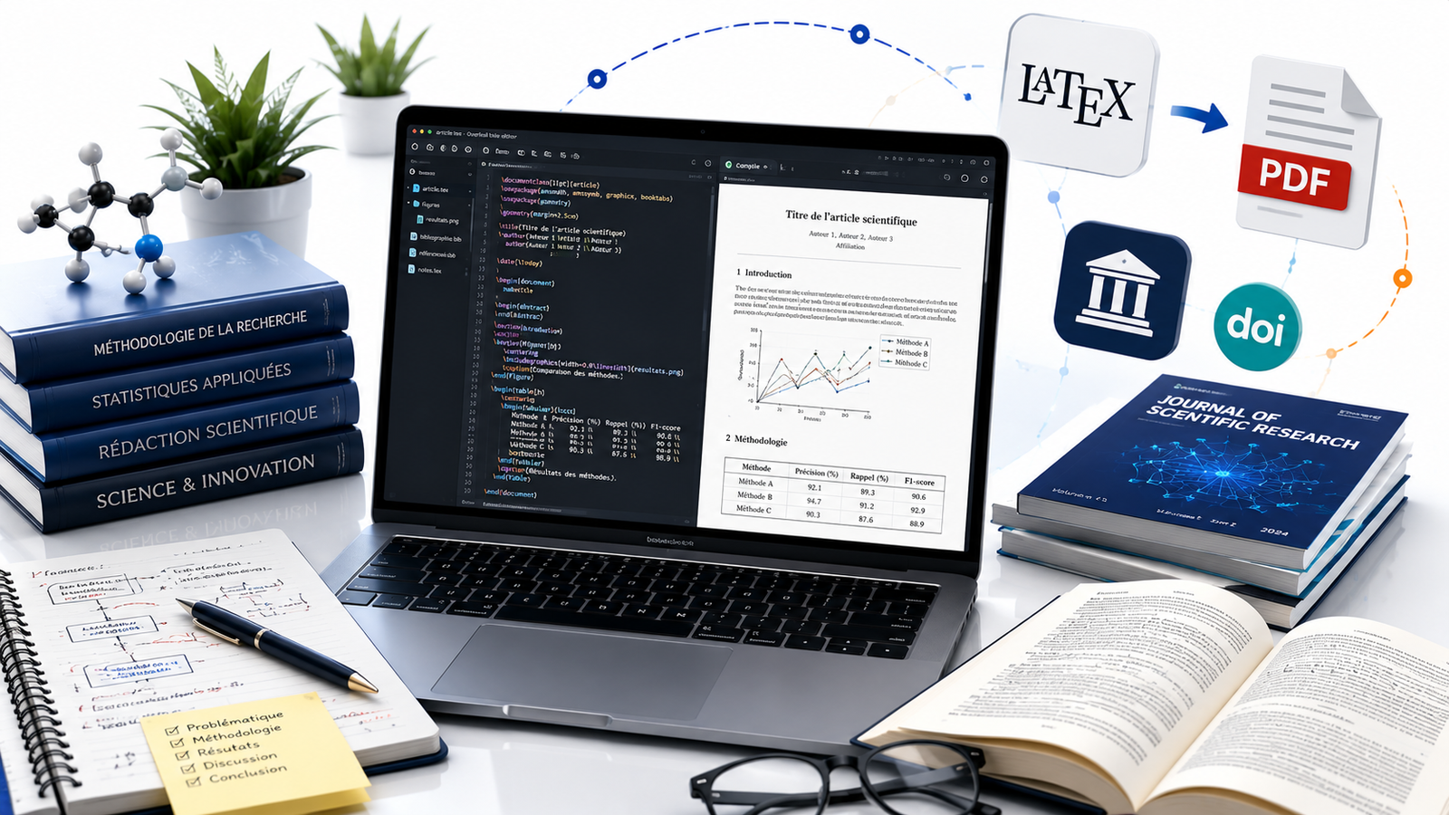 Recherche & Publication : rédiger un article scientifique avec méthode et LaTeX